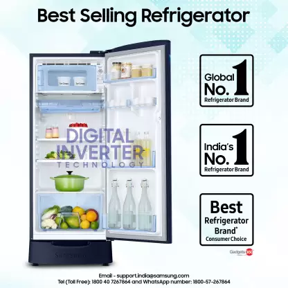 Refrigerator - Samsung - 183 L, Single Door, 5 Star - (RR20D2825CU, Direct Cool) IMG14