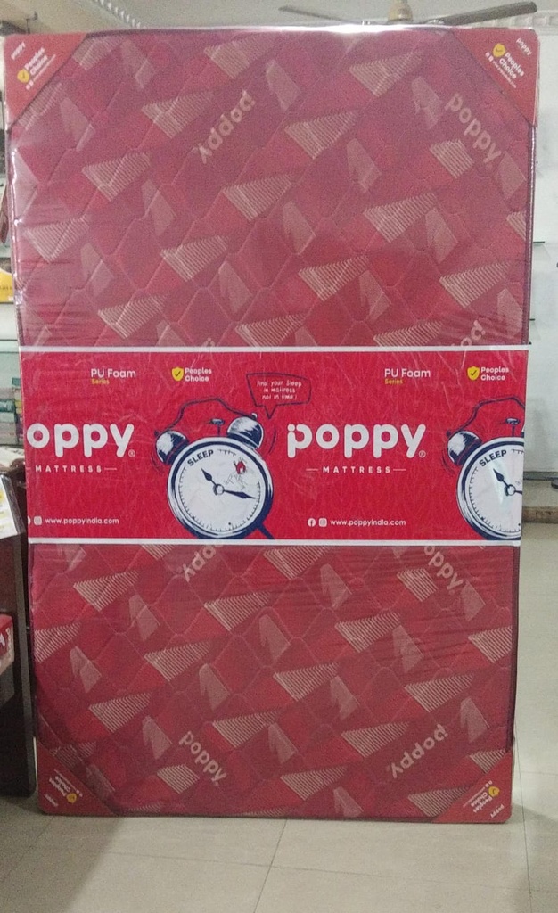 Mattress - PU Foam - 72x48x4" - Poppy - Eco Soft