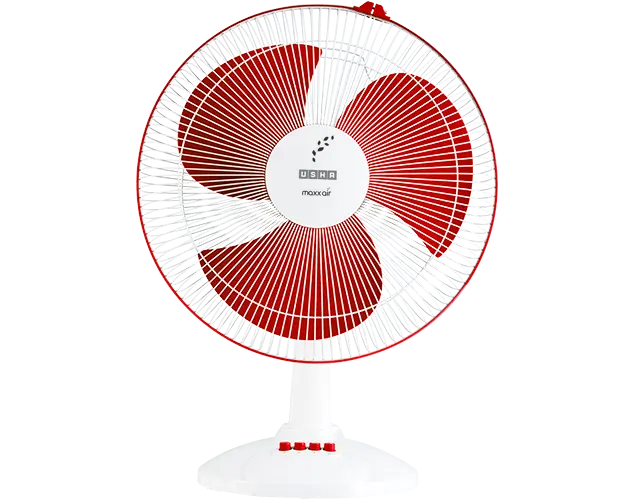 Table Fan- 1280 RPM Motor - 55 W- 400 mm- Usha  -Maxx Air